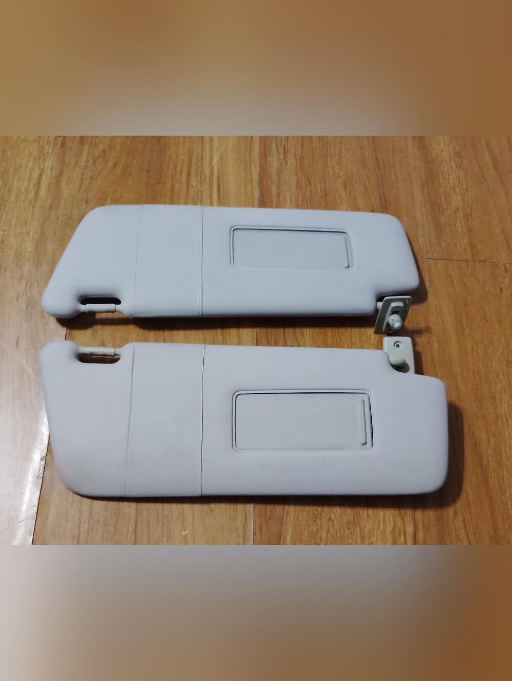 1998-2003 Mercedes Benz CLK Class Convertible Sun Visor Pair Set Gray OEM